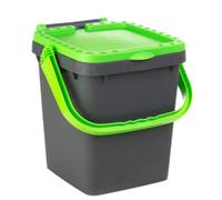 Ecoplast Cubo de basura para recogida selectiva 20, cubo de basura de plástico reciclado, hielo, 10 l