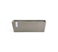 ECOPOTS - Maceta rectangular (45 x 17 x altura), color marrón 17 cm - 9,7 L