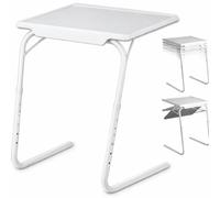 ECOVELO Mesa Plegable multiposición Auxiliar Table-Mate con 6 Niveles de Altura y 3 Esquinas, Mesa Multiusos Ajustable