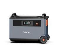EcoVolt OSCAL BP3600 - Batería de expansión, 3600 Wh, generador solar LiFePO4 para central eléctrica PowerMax6000, batería de respaldo adicional para balcón, camping, viajes, fallo de energía