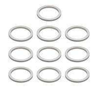 ECSiNG 10 anillos reductores de acero inoxidable 304 de 25,4 x 20 x 2 mm, compatible con cabezal de cortacésped Stihl