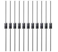 ECSiNG 100PCS 1N5819 Diodos Schottky 1A 40V Diodos Rectificadores de Barrera Schottky Componentes Electrónicos para Desarrollo de Productos de Circuito de Cargador de Panel Solar