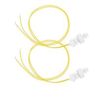 ECSiNG 2 Pcs Interruptores de Flotador Blancos de 18 X 36 Mm Máx. 60 V Sensor de Nivel de Líquido Compatible con Sistema de Filtro de Acuario