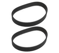 ECSiNG 2X - Correa de transmisión para cepillo de goma HTD255-3M-14 85 dientes 1604736002 1604736004 compatible con Bosch FO150 FO200 PHO2.82 PHO20.82