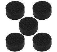 ECSiNG 5Pcs Almohadilla Amortiguadora de Esponja Suave 25mm Sin Agujeros Gancho Bucle Esponja Flocada de Lijado Almohadilla de Interfaz de Espuma Suave Palos de Lijado Cojín de Almohadilla