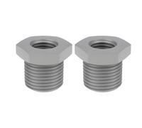 ECSiNG Adaptador de Rosca Reductora para Tuberías (2 Unidades M18 X 1,5 Macho A M12 X 1,5 Hembra)