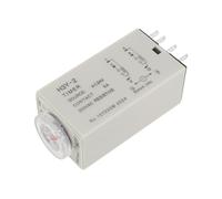 ECSiNG Relé de Tiempo H3Y-2 de 1 Pieza Relé de Tiempo de Retardo de 10 S 5 A 8 Pines CA de 24 V Relé de Retardo de Tiempo de 0,5 S A 10 S para Aplicaciones Industriales de Control de Automatización