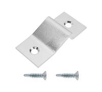 ECSiNG Tope de Puerta para Puerta Festival Placa Deslizante 7192004AG Compatible con Fiat Ducato Compatible con Peugeot Boxer Compatible con Citroen Jumper Plata