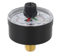 ECX2712B1 Medidor de presión axial de repuesto para filtro de piscina Hayward Arena 0-60 PSI 2 pulgadas latón giratorio bisel dorado negro para DEP100 C5030 EC65 accesorios de mantenimiento de