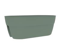 EDA - Jardinera Osaka 19,5 L - Sistema de fijación Simple y Patentado - para Balcones y barandillas - 56 x 30,1 x 20,6 cm - Verde Laurel