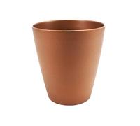 EDA - Maceta Redonda de 30 cm Agatha 15 L, Efecto irónico y Natural, Interior y Exterior, Resistente a los Golpes y a los Rayos UV, Ø 30,4 x H. 32,8 cm. Cobre