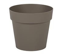 EDA - Maceta Redonda Toscana Ø 15 cm - Volumen 1,6 L - Ø 15,3 x 13,7 cm - Gris Pardo