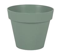 EDA - Maceta Redonda Toscana de 20 cm de diámetro, Volumen 3 L, diámetro 20 x 17 cm, Verde Laurel