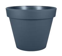 EDA - Maceta Redonda Toscana de 60 cm de diámetro - Volumen 76 L - Ø 59 x 47 cm - Azul Jean