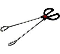 Edco 871125221861 - Pinzas para barbacoa (metal y cromo, 8 x 35 cm)