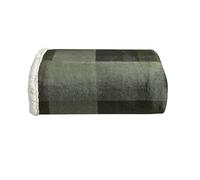 Eddie Bauer - Cobija, Sherpa Reversible súper Suave y Forro Polar Cepillado, Mantas para sofá, Ideal para Descansar (Cuadros de Pino)