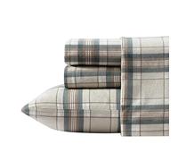 Eddie Bauer Edgewood Cuadros Franela Juego de sábanas, Edgewood Plaid, Doble