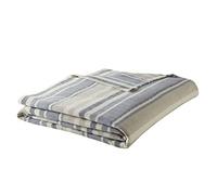 Eddie Bauer Herringbone Manta, Azul Rayas, Cama Individual