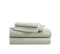 Eddie Bauer Home - Juego de sábanas de algodón de la colección de Franela, preencogidas y cepilladas para Mayor suavidad, Comodidad y sensación acogedora, matrimonial, Verde