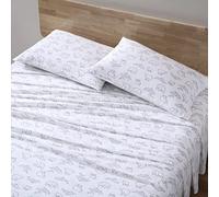 Eddie Bauer - Juego de sábanas Individuales, Juego de Ropa de Cama de percal de algodón, crujiente y Fresco, Ligero y Transpirable (Smokey Bear Camp Grey, Twin)