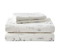 Eddie Bauer - Sábanas tamaño Individual, Juego de Ropa de Cama de Franela de algodón, Cepillado para Mayor suavidad, acogedora decoración para el hogar (Geese Meadows, Individual)
