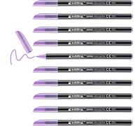 Edding 1200-087 - Caja con 10 Rotuladores 1200 con Punta Fina Pastel - 1mm - Lavanda.