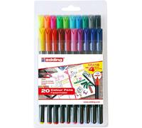 Edding Rotuladores 1200 – Pack 16 colores + 4 neón