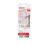 edding Rotulador punta de fibra 1200 punta redonda 1 mm colores pastel estuche de 6 unidades