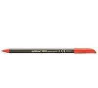 edding 1200 rotulador de color de trazo fino - rojo - 1 rotulador - punta redonda de 1 mm - marcador dibujar y escribir
