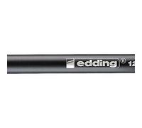 Edding 1200 rotulador permanente - punta redonda - trazo entre 0.5 y 1 mm. - tinta con base de agua - color marron (10 uds)