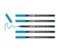 Edding 1300-036 - Caja con 5 Rotuladores con Punta de Fibra - 2mm - Azul Manganeso