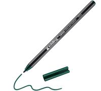 Edding 1300 Rotulador de Color Verde Botella - Trazo Medio, Punta Redondeada 2 mm - Para Dibujar y Escribir en Colegio, Mandalas, Bullet Journals