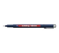 edding 1800-03-001 - Rotulador de fibra (0,35 mm), color negro
