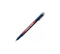 edding 1800 rotulador calibrado - negro - x1 - ancho de línea 0,7 mm - para escritura precisa, esbozos y dibujo técnico - punta fina con soporte metálico, adecuado para usar con reglas y plantillas