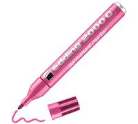 edding 2000 C marcador permanente - rosa - 1 rotulador - punta redonda 1,5-3mm - indeleble de secado rápido - resistente al agua y a los borrones - cartón, plástico, madera, metal, tela - universal