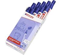 Edding 3000-003 - Caja con 10 Marcadores Permanentes - 1,5-3mm - Azul