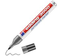 edding 3000 - 1 Marcador Permanente - Gris - Punta Redonda 1,5-3 mm