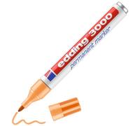 edding 3000 - 1 Marcador Permanente - Naranja Claro - Punta redonda 1,5-3 mm