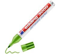 edding 3000 - 1 Marcador Permanente - Verde Claro - Punta Redonda 1,5-3 mm