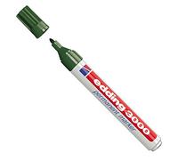 Edding 3000 rotuladores permanentes, punta redonda, aprox. 1,5 - 3 mm (1 unidad, verde oliva)