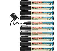 edding 31 EcoLine marcador para flipcharts - negro - 10 rotuladores - punta redo