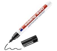 edding Marcador permanente 400-1 – Punta redonda fina 1 mm – Negro