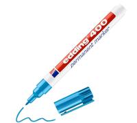 edding 400 marcador permanente - azul claro - 1 rotulador - punta fina redonda 1