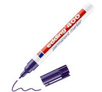 edding 400 marcador permanente - violeta - 1 rotulador - punta fina redonda 1 mm