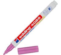Edding Marcador de tiza 4085 - Rosa metálico - Punta redonda 1-2 mm - 1 rotulador