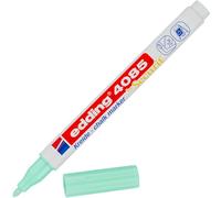 Edding 4085 marcador de tiza - verde pastel - 1 rotulador de tiza - punta redonda 1-2 mm - rotuladores para cristal borrables - para pizarras, vidrio y espejos - tiza líquida de cobertura opaca