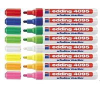 edding 4090-4095 Fenster-/Kreidemarker (2-3 mm, sortiert, 8)