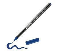 edding 4200 rotulador con punta de pincel para porcelana - azul acero - 1 rotulador - punta de pincel de 1-4mm - pintar y decorar cerámica - tinta resistente a la luz y lavavajillas secado rápido