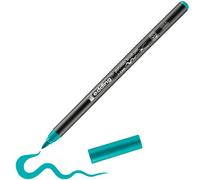 edding 4200 rotulador con punta de pincel para porcelana - azul turquesa - 1 rotulador - punta de pincel de 1-4mm - pintar y decorar cerámica - tinta resistente a la luz y lavavajillas, secado rápido