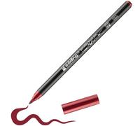 edding 4200 rotulador con punta de pincel para porcelana - carmesí - 1 rotulador - punta de pincel de 1-4 mm - para pintar y decorar cerámica - tinta resistente a la luz y lavavajillas, secado rápido